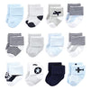 Luvable Friends Unisex Baby Newborn And Baby Terry Socks, Airplane, 6-12 Months