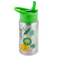 Stephen Joseph Stainless Steel Water Bottles, 18 Oz, Straw Lid, Reusable Tumbler, Insulated, Zoo