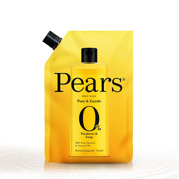 Pears Pure & Gentle Shower Gel, 400Ml Refill Pouch, For Soft, Smooth And Moisturized Skin, With 98% Pure Glycerin & Natural Oils