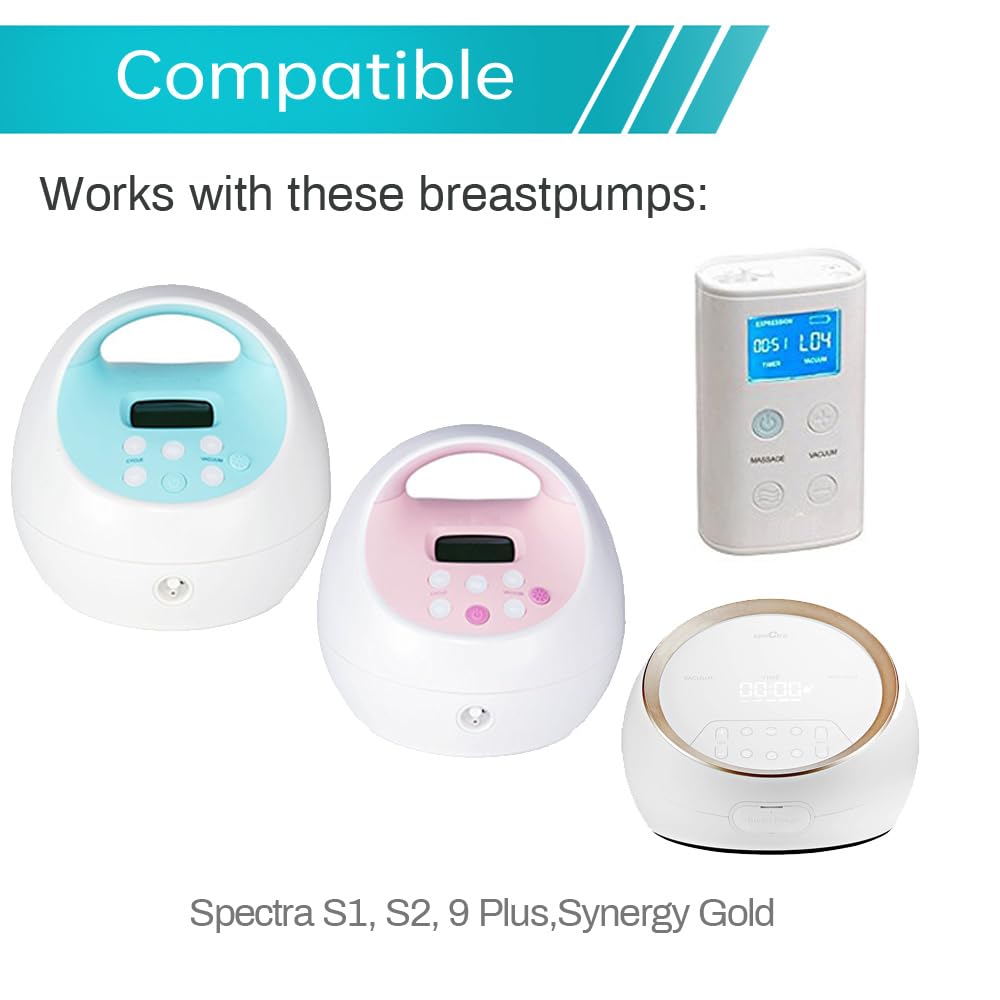 Pumpmom Breast Pump Parts, 8 Duckbill Valves And 2 Silicone Membrane For Spectra S2, S1 And 9 Plus Breastpumps, Compatible With
