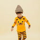 Vaenait Baby Kids Boys Girls Long Sleeve Cotton Sleepwear Pajamas 2Pcs Set Tie Tiger 6-7Y/Xl