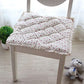 UBERSWEET LiliesFlower Crochet Hollow Bubble Pad Kitchen Chair Cushions Dining Seat Cushion Pastoral Office Chair Quilted Cushio
