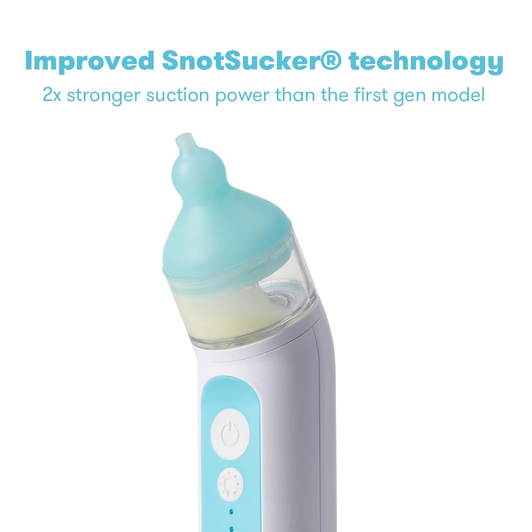 Frida Baby Electric Nosefrida Nasal Aspirator For Baby, Nose Sucker For Baby & Toddler, Upgraded Nasal Aspirator For Congestion