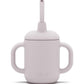 Lalo Little Cup, Non-Toxic Silicone Straw Cup With Handles - Baby And Toddler Sippy Cup - Mini Cup And Straw Training System, 4O