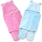 First Kick Baby Blankets Newborn Combo Pack of Wearable Wrapper Durable Fleece Polyester Cum Baby Blanket for Baby Boys and Baby