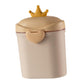 Hemoton Dispenser Milk Powder Box Food Container Portable and Easy to Carry Leakproof Crown Yellow