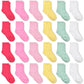 Gentaby Kids Socks,Crew Socks Newborn/Toddler For Children Boys Girls Cozy Athletic Socks, 24Pairs,2-4T