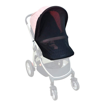 Stroller Mesh Shade Stroller Net Cover Baby Car Seat Carrier Shade-Ventilated And See Through Mesh