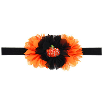 Zoonai Baby Girl Toddler Halloween Pumpkin Hair Band Infant Hair Band Accessories (A)