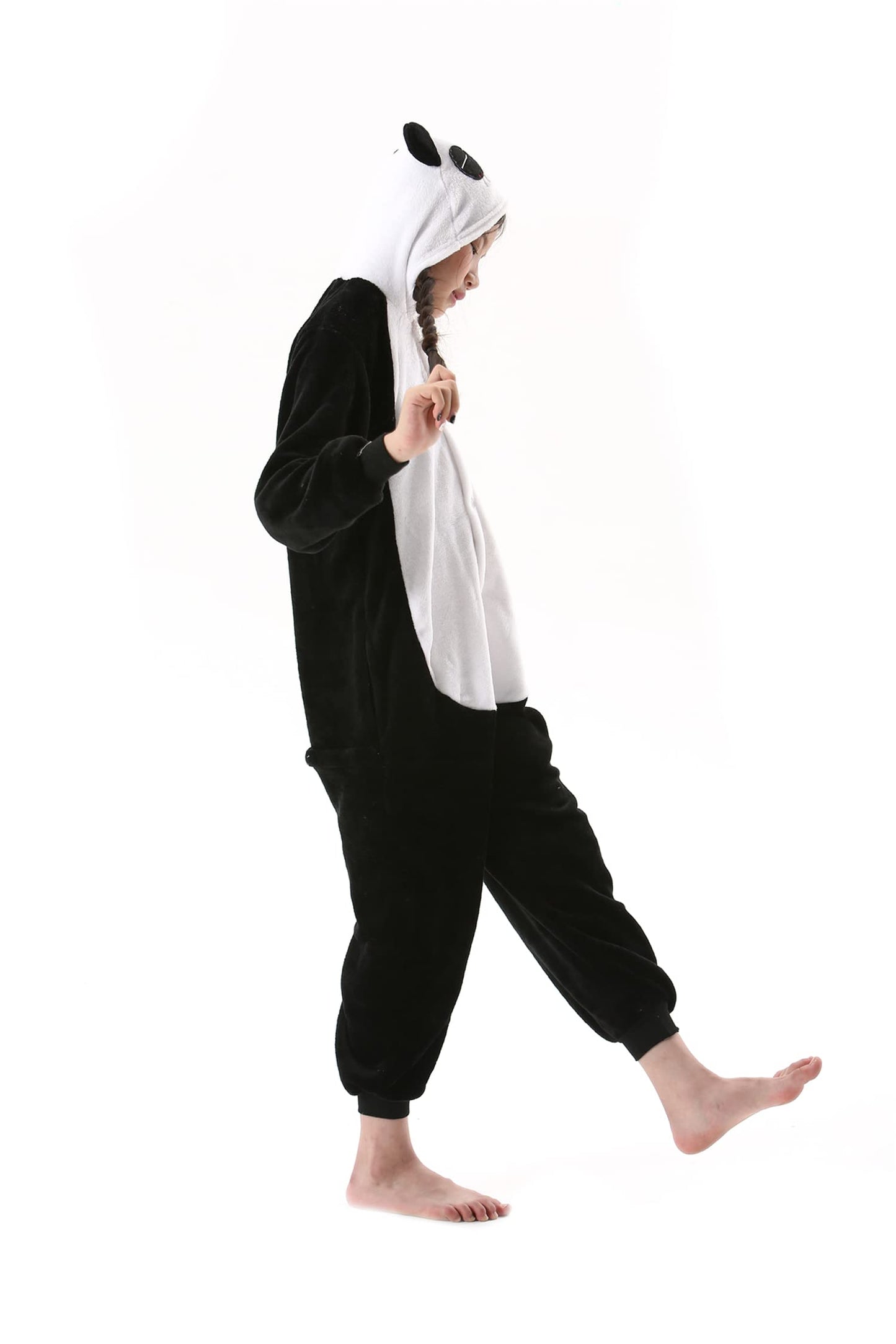 Atoz Onesie For Kids, Animal Pajamas Halloween Cosplay Costume For Girls Boys, Panda 4-5T