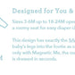 Magnetic Me Footie Pajamas Soft Modal Baby Girls Sleepwear Quick Magnetic Fastener Sleeper My Little Garden 9-12 Months