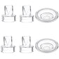4pcs Duckbill Valves and 2pcs Silicone Diaphragm Compatible with Momcozy S12 Pro/S9 Pro/TSRETE S12/Kmaier S12 Wearable Breast Pu