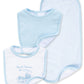 Little Me Baby Boy Newborn Bib And Burp Set, Blue/Multi, One Size
