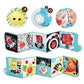 Yookidoo First Soft Cloth Baby Book - Lights and Music (0 to 12 Months). Essential Toy for Infant and Newborns Playmats Promote