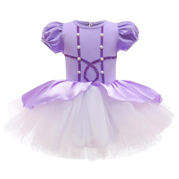 Dressy Daisy Princess Ballet Dance Costume Leotard Tutu Dress for Toddler Girls Ballerina Outfits with Tulle Skirt Size 3T 4T, P