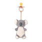 Itzy Ritzy Pacifier & Lovey Set - Natural Rubber Paci With Stuffed Animal Lovey - Detachable Plush Koala Pacifier Holder & Coord