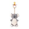 Itzy Ritzy Pacifier & Lovey Set - Natural Rubber Paci With Stuffed Animal Lovey - Detachable Plush Koala Pacifier Holder & Coord