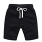 Ding Dong Baby Toddler Kid Boy Summer Solid Cotton Shorts(Black,2T)