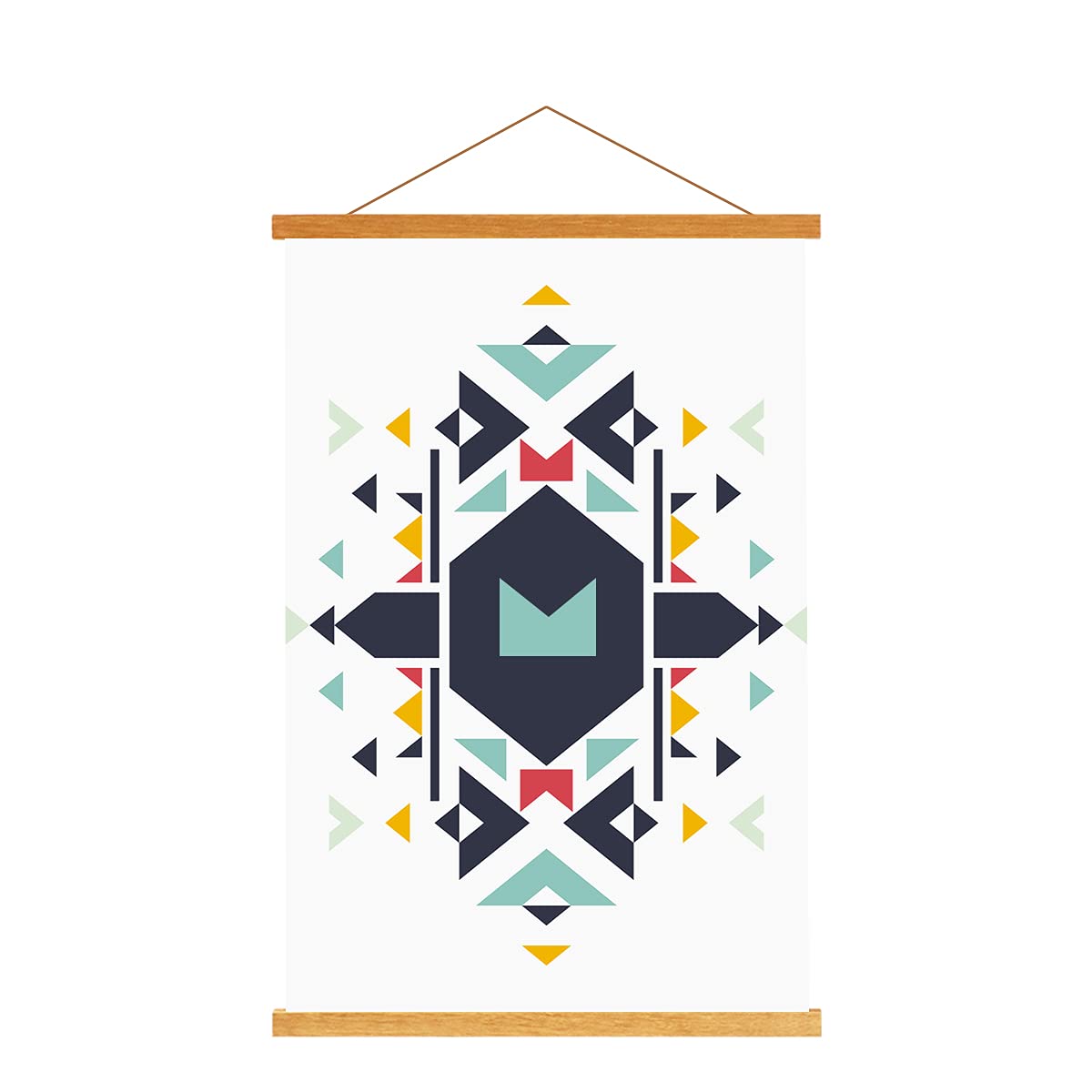 Ywlake Magnetic Poster Hanger, 34X225 34 X 22 34X24 Poster Frame Wood Wooden Magnet Print Posters Dowel Scroll Hanger Hangers Ha