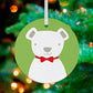 Oopsy Daisy Keepsake Ornament, Bow Tie Teddy/Green, 3x 3