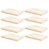 TOYANDONA 8Pcs Baby Saliva Towel Cotton Burp Cloths Washcloth Water Absorption Wiper Bath Hand Face Towel for Baby Infant Childr