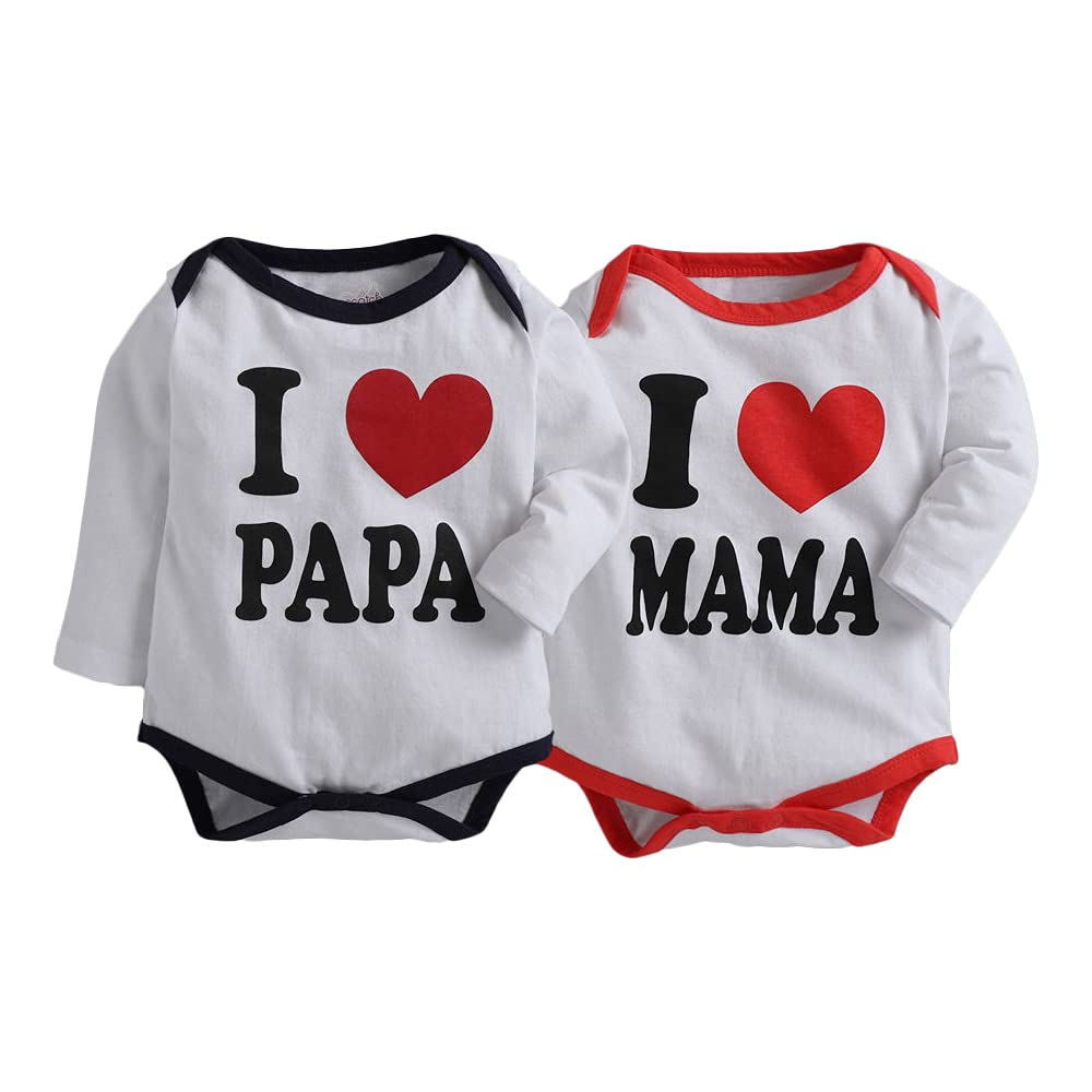Hopscotch Baby Boys And Baby Girlstext Print Bodysuit  Pack Of 2 In White Color For Ages (69 Months)
