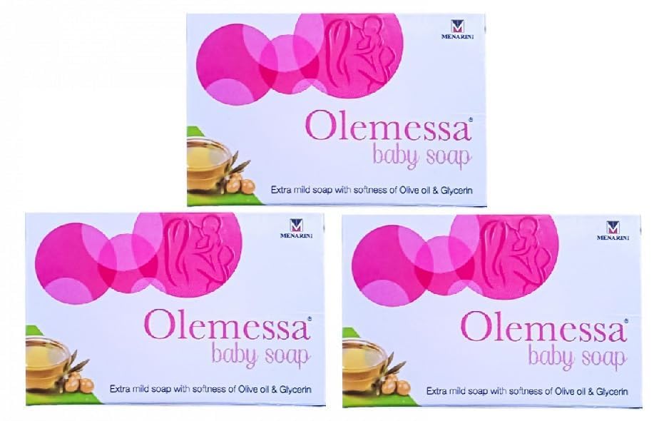 Menarini Olemessa Baby Soap  75 Gm, Pack Of 3
