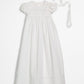 Heirloom 34' Christening Baptism Gown- Size 6 Months White