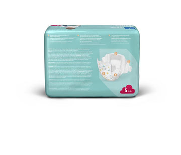 Medline Disposable Baby Diapers, Size 5 (27+ Lbs), Case Of 200