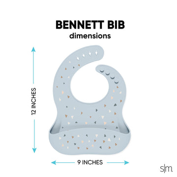 Simple Modern Silicone Bib For Babies, Toddlers | Lightweight And Durable Baby Bibs For Eating With Food Catcher Pocket | Soft S