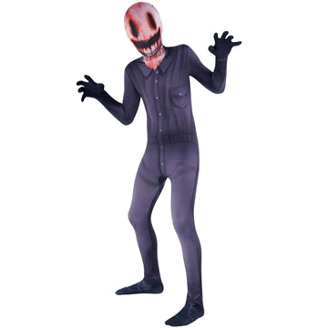 Morphsuits Kids The Smiler Morphsuit Urban Legend Scary Boys Halloween Costume Bodysuit Outfit L