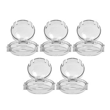 Toyandona Clear Stove Knob Covers 5Pcs Universal Oven Stove Gas Knob Cover Child Safety Children Kitchen Stove Gas Knob Covers P