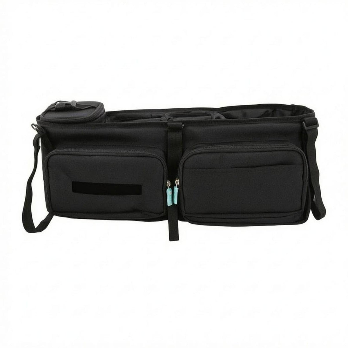 SNAPPSY Multiple Pockets Stroller Wagon Organizer Structured Rectangular Stroller Organizer Bag Textile HandleMounted Storage B