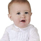One Small Child Daniel Cotton Christening Baptism Blessing Outfit For Boys - 24 Months White