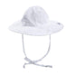 Flap Happy Baby-Girls Newborn Floppy Hat, White Eyelet, X-Small