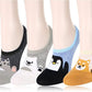 Chacko Kids Cotton Loafer Socks  Pack Of 4 (MultiColour And Cute Animal Designs) (Designs May Vary) (0613 Years)