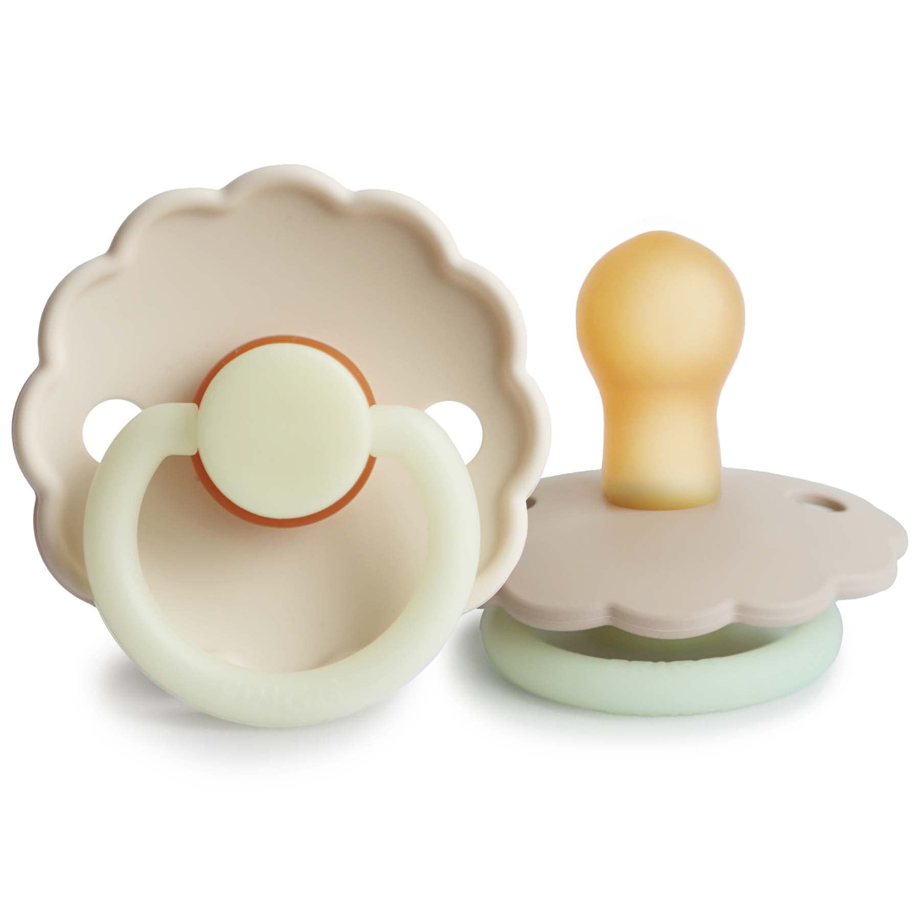 Frigg Daisy Night Natural Rubber Baby Pacifier | Made In Denmark | Bpa ...