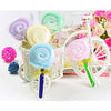 3NH 5pcs Hot New Cute Mini Lollipop Baby Washcloth Towel Gift Randomly Colorful