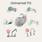 Pandaear Bath Spout Cover, Baby Bathtub Faucet Cover, Baby Shower Protector Cover For Kids Toddlers, Universal Fit -Whale (Gray)