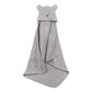 NIVAA Baby Hooded Towel Cartoon Bathrobe Gift for Unisex Girl Boy Children Grey