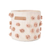 Pehr PPB21 Storage Box, Stylish, Foldable, Showing Storage, Baby Supplies, Toy Holder, Size L, Bints Pom Rose Pink