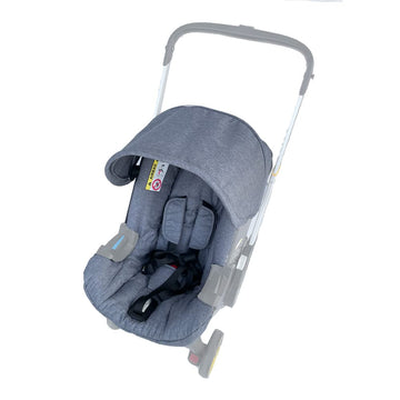 Seat Cushion Changing Kits Clothes, Sun Shade, Stroller Canopy Compatible with Doona Car Seat & Stroller (Grey)