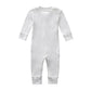 Owlivia Organic Cotton Baby Boy Girl Zip Up Sleep N Play, Footless, Long Sleeve(3-6 Months, Ivory White)