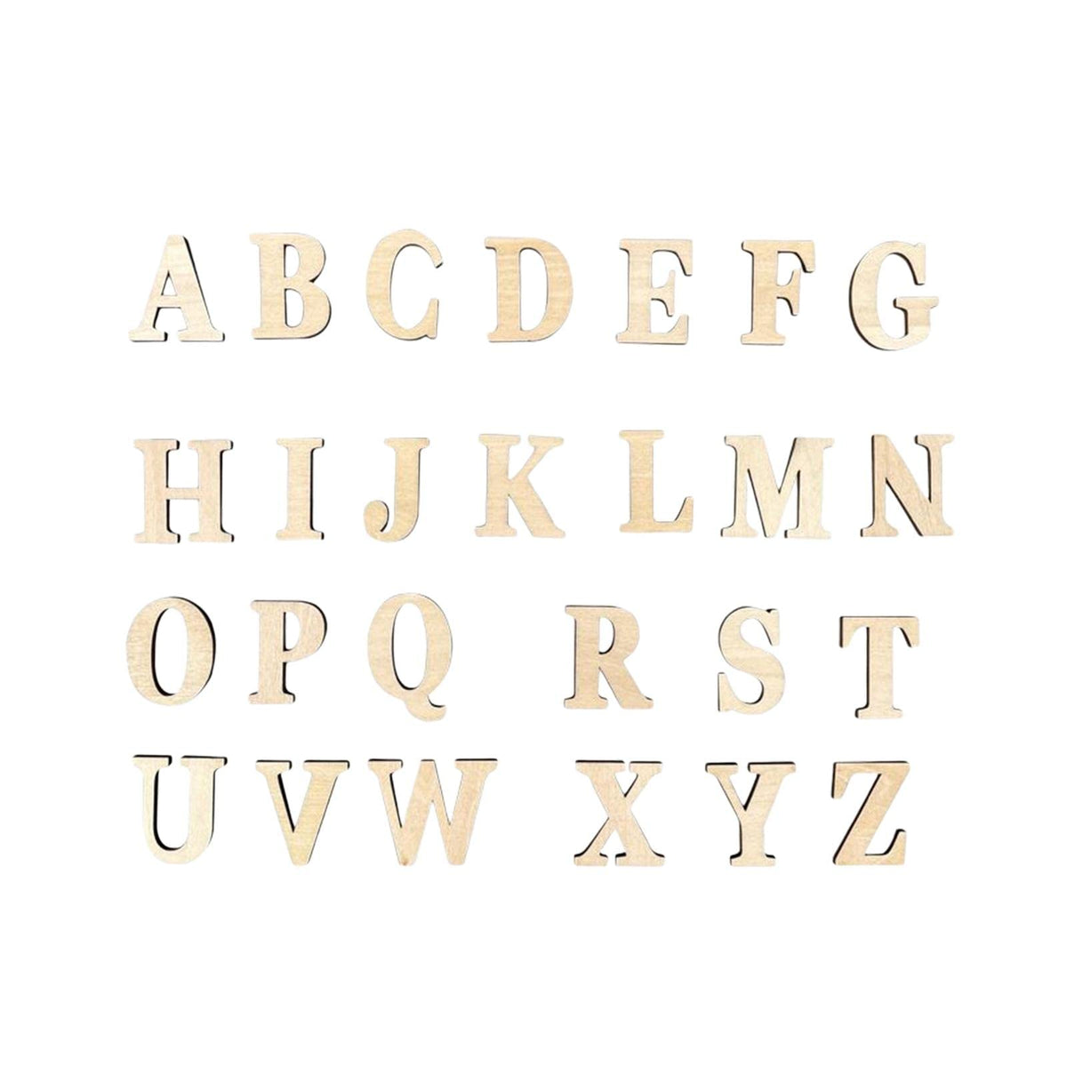 ATORSE Wooden Alphabet Busy Board DIY Accessories Sensory Toy for Toddler Kids