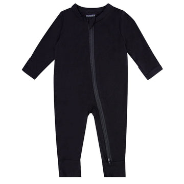 Guisby Zipper Sleeper For Baby Boy, Rayon Footless Romper Baby Boy Black 6-12 Months