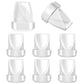 8Pcs Duckbill Valves Compatible With Momcozy M5, Replacement Duckbill Pump Parts Accessories For M5 / V1/ V2 Pumps, Made By Tbuy