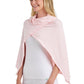 Coolibar Women's Savannah Sun Blanket - UPF 50+ Sun Protection - Coco Plum in Soft Pink/White Stripe