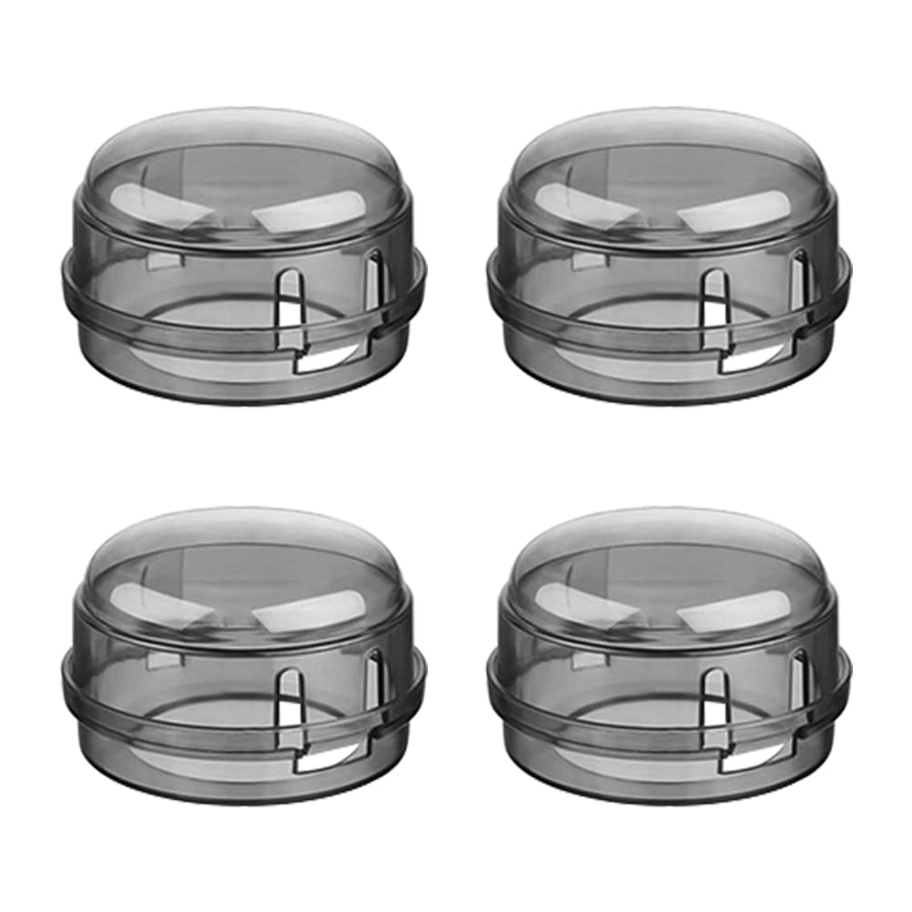 Cap Stove Knob Safety Covers Black Kitchen Stove Gas Knob Covers Safety Toddler Baby Proof Kitchen Safety Guard for Home Kitchen