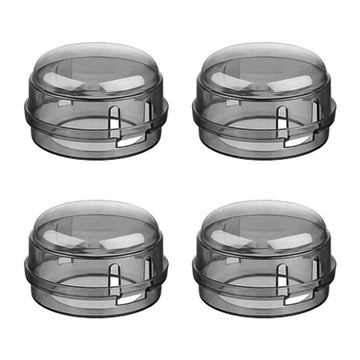 Cap Stove Knob Safety Covers Black Kitchen Stove Gas Knob Covers Safety Toddler Baby Proof Kitchen Safety Guard for Home Kitchen