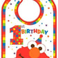 Sesame Street Elmo Turns One Baby Bib | One Size | Multicolor | 1 Pc